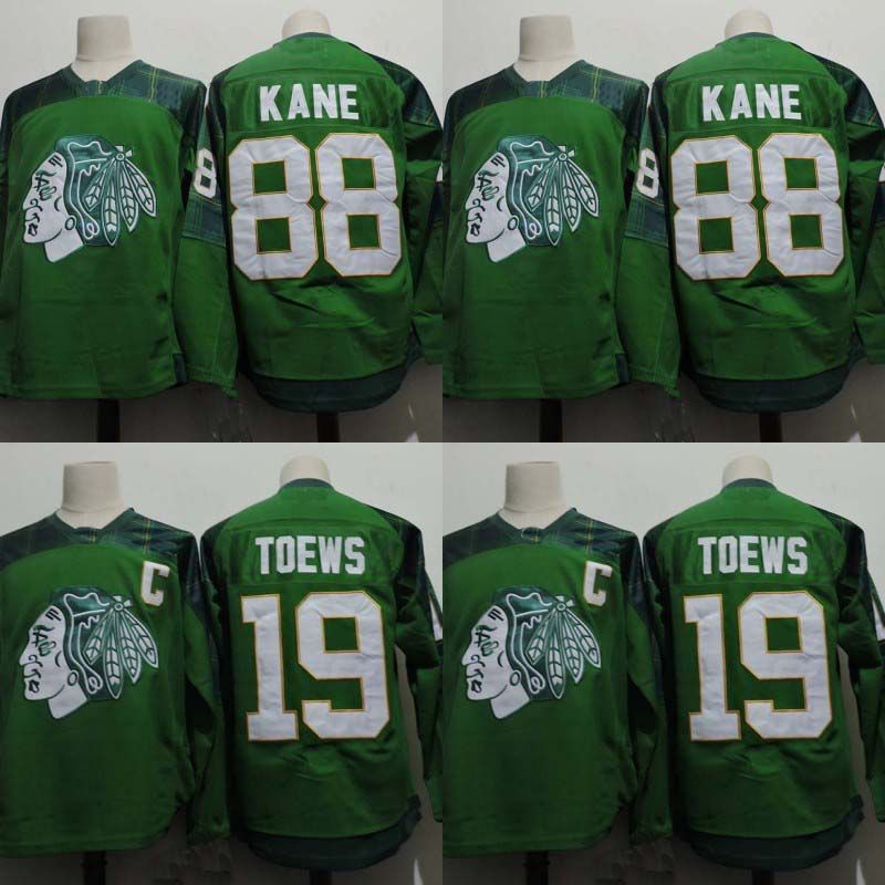 green blackhawks jersey