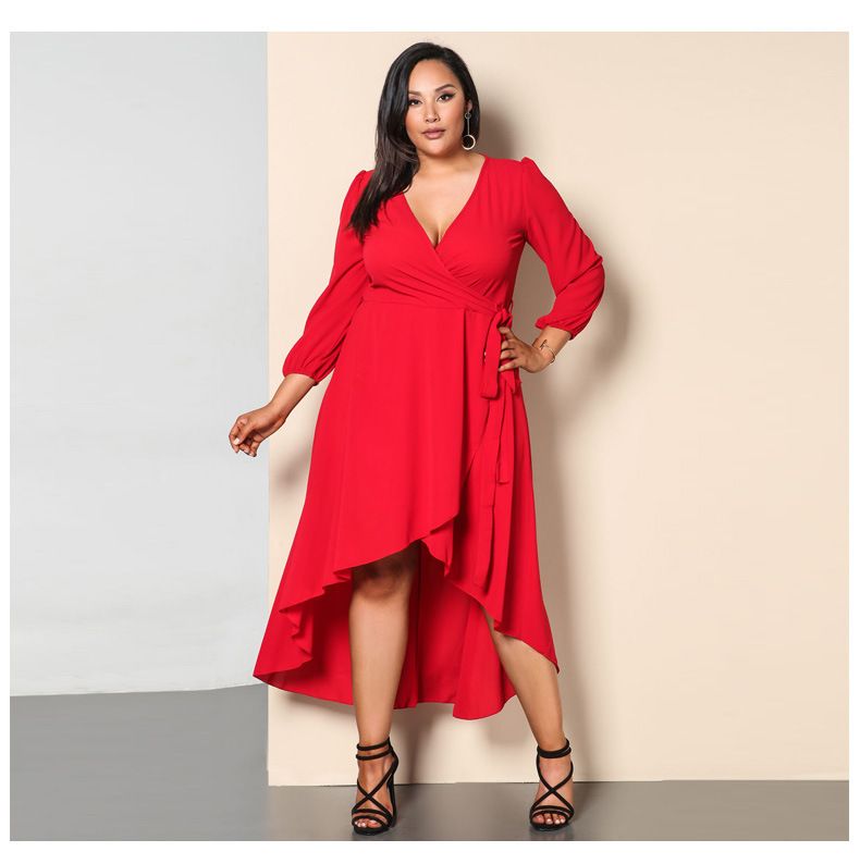chubby long dress