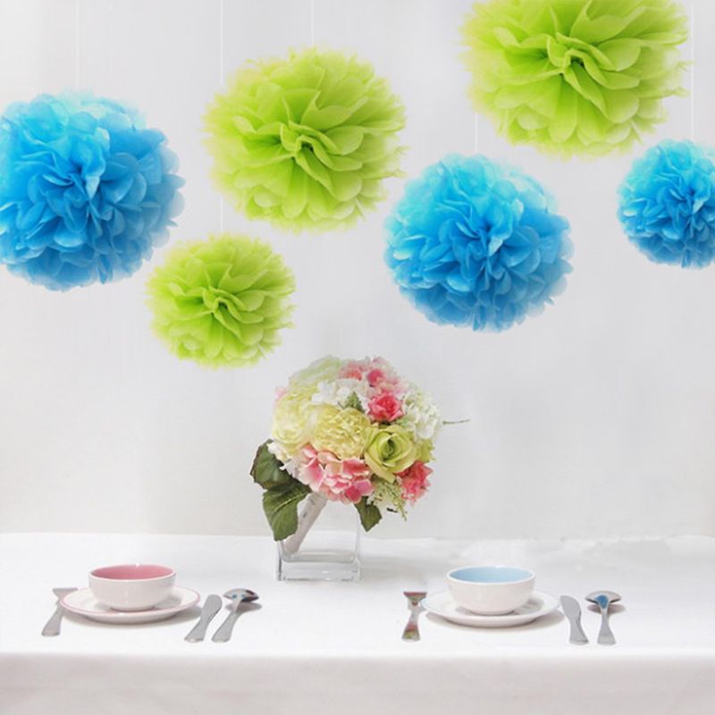 2019 Wholesale 8inch Artificial Flower Balls Paper Flower Balls