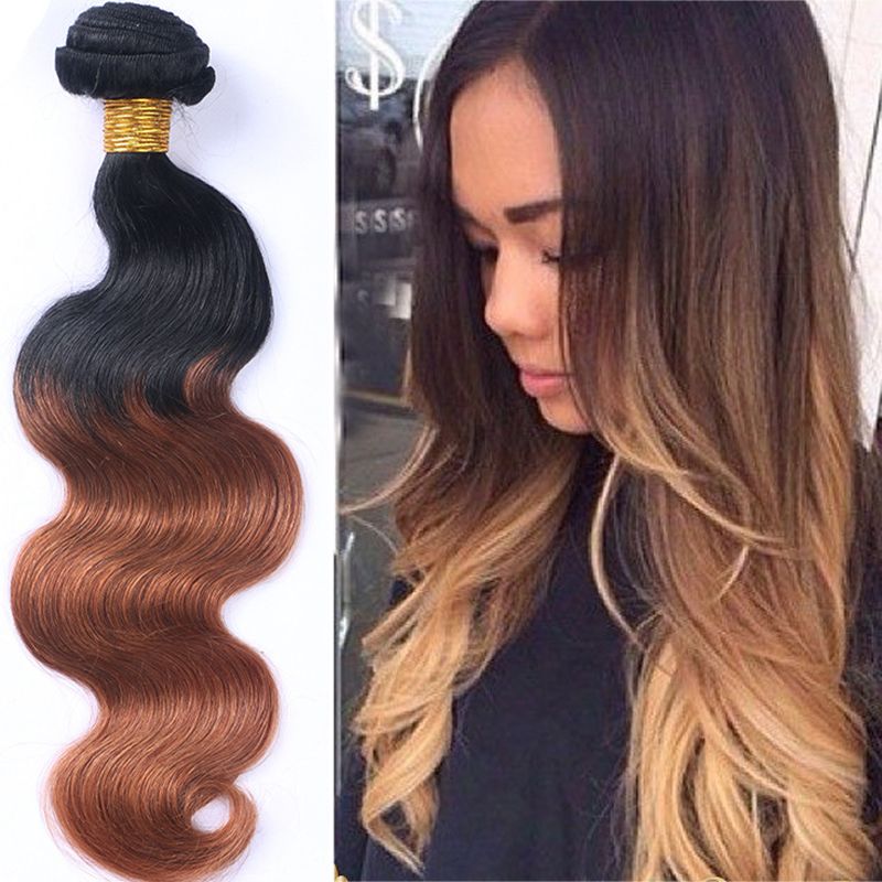 Grosshandel Fashionkey 3 Bundel Ombre Remy Haar 1b 30 Ombre Korperwelle 2 Ton Farbig Dunkelbraun 8 30 Zoll Synthetischen Haare Korper Welle Wz087 Von Ruiming Co Ltd 30 77 Auf De Dhgate Com Dhgate