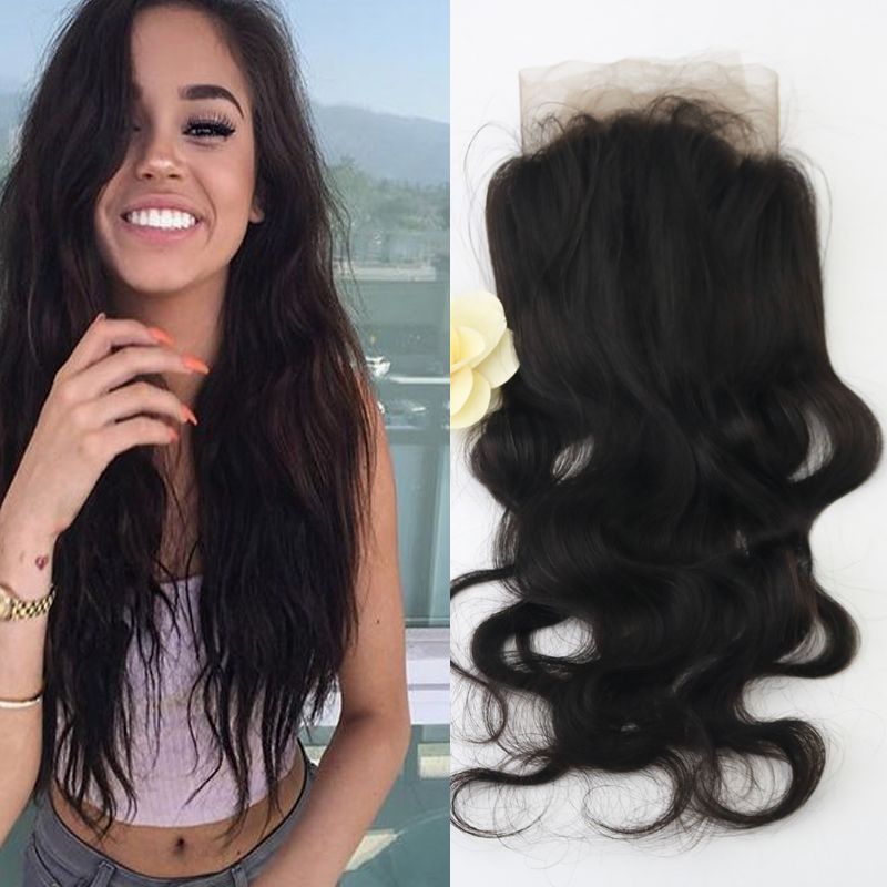 Lace Frontal Closure Brazilian Hair Body Wave 13x4 Free Part Human