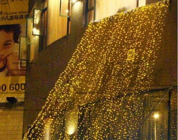 4m 3m400led Decorative Curtain Lights Led Lights Flash Lights