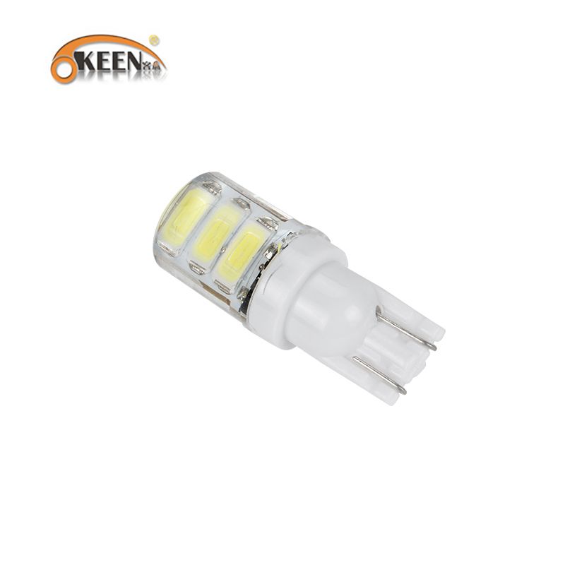 2LED Auto Car Side Light Beads T10 W5W 6500K Car Interior Car Dashboard Light