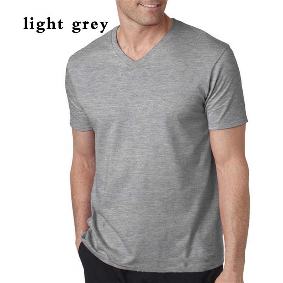 camisetas cuello v hombre