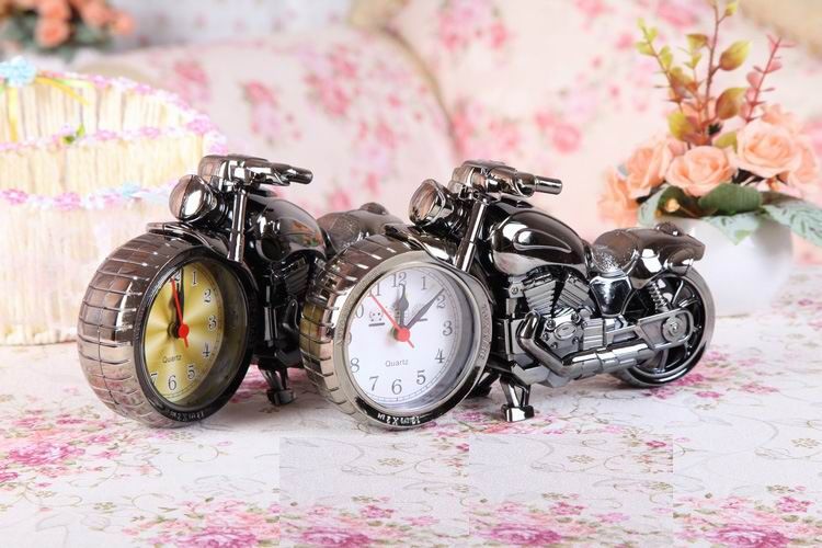 2020 Motorcycle Desk Clock Modern Fashion Quartz Alarm Clock Home