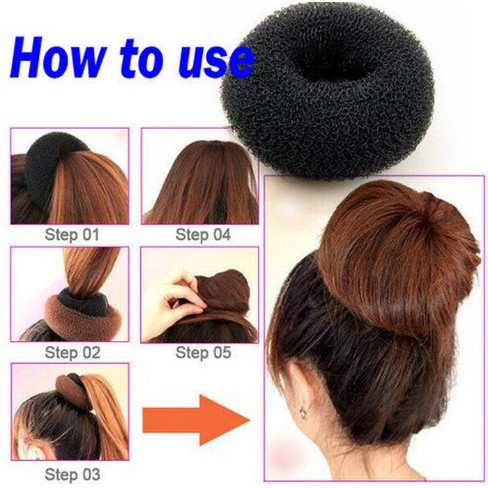 New Fashion Women Lady Magic Shaper Donut Hair Ring Bun Maker Hair