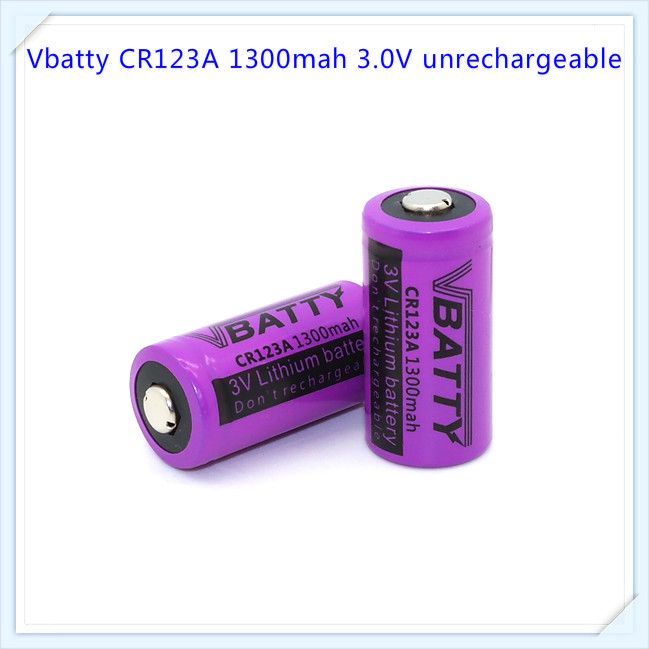 Vbatty Cr123a Lithium Ion Batteries Disposable Cell 1300mah Lithium Polymer Batteries 3v Strong Light Flashlight Batteries 16340 Battery Case Battery Cr2032 From Vbatty Battery 0 39 Dhgate Com