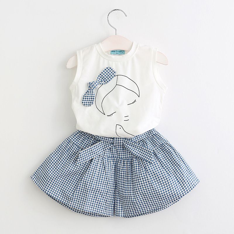 Grosshandel Neue Kinder Gitter Outfits Baby Madchen Mode Damen Top Plaid Shorts 2 Teile Satz Kinder Sommer Anzuge C2348 Von Angela918 5 26 Auf De Dhgate Com Dhgate