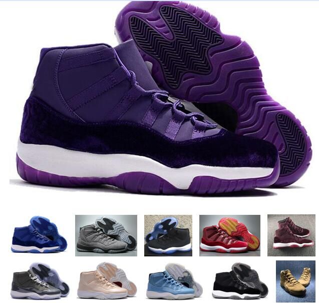 purple and black 11s