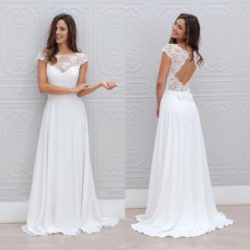 white flowy bridesmaid dresses