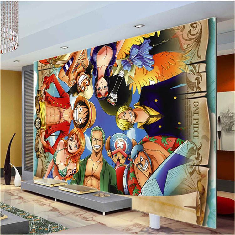 Details about   3D One Piece 850RAI Anime Combine Wall Sticker Wall Murals Wallpaper Amy 