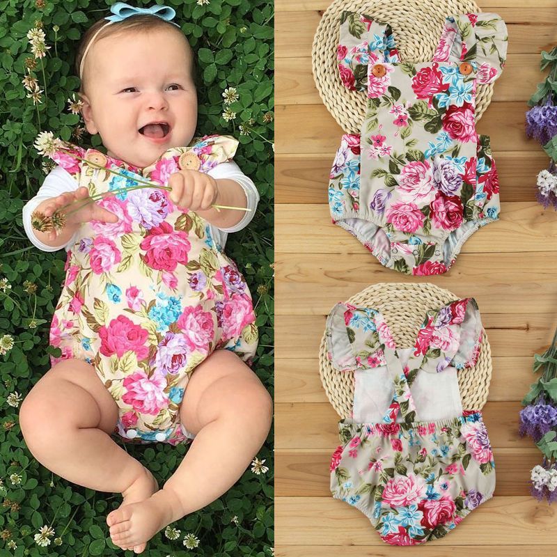 cute baby girl rompers