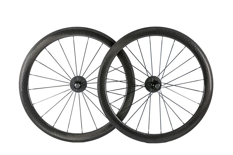 only one piece 50mm clincher carbon fiber cycle rim Dimple finish,25mm width