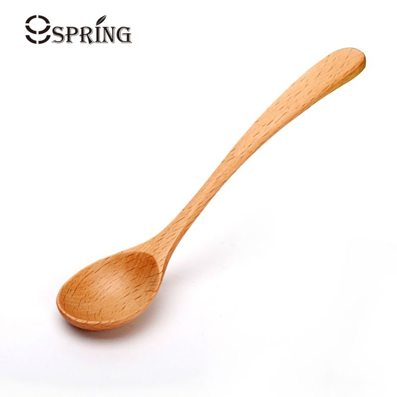 per bambini idea regalo Balna Set di 6 cucchiai da cucina in legno con motivo a viso in legno di faggio 