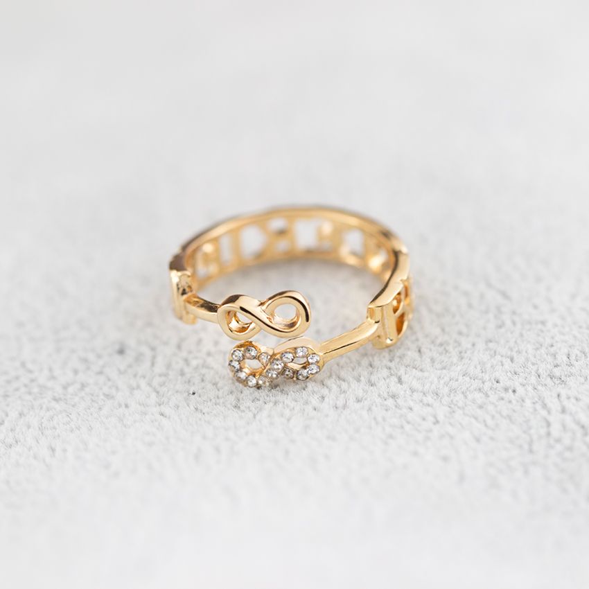 Wholesale Hot Sale 2017 New Fashion Cubic Zirconia Double Infinity
