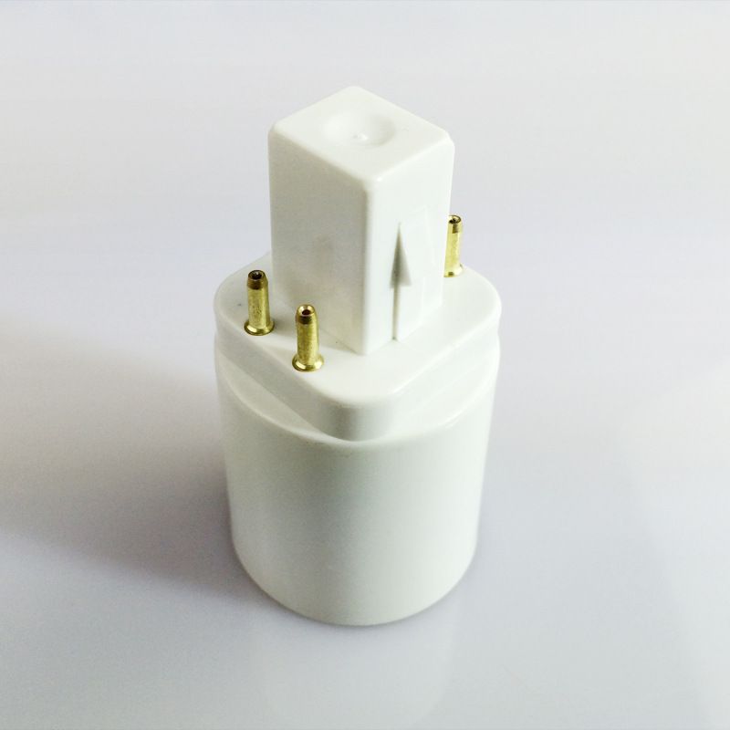 5x G24 To E27 Socket LED Bulb Light Lamp Adapter Holder Converter 2 Pin UK type