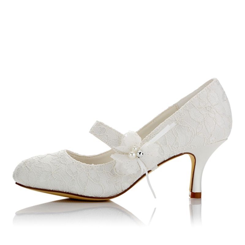 lace mary jane shoes