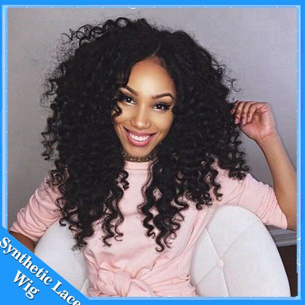 African American Wigs Fiber Short Afro Kinky Curly Hair Wigs