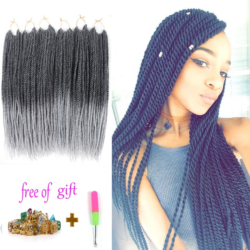 2020 Senegalese Twist Braiding Hair Extension For Women 18 Crochet