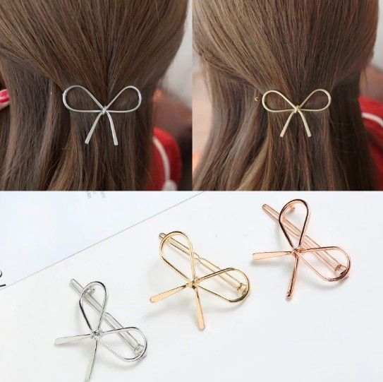 bowknot hair clips