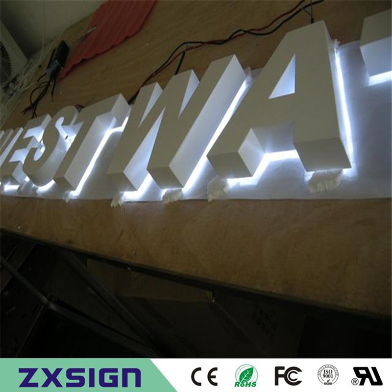 2021 Factory Outlet Outdoor Illuminated Stainless Steel LED Letter For