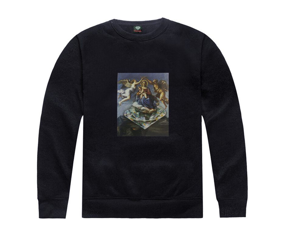 thick crew neck sweater