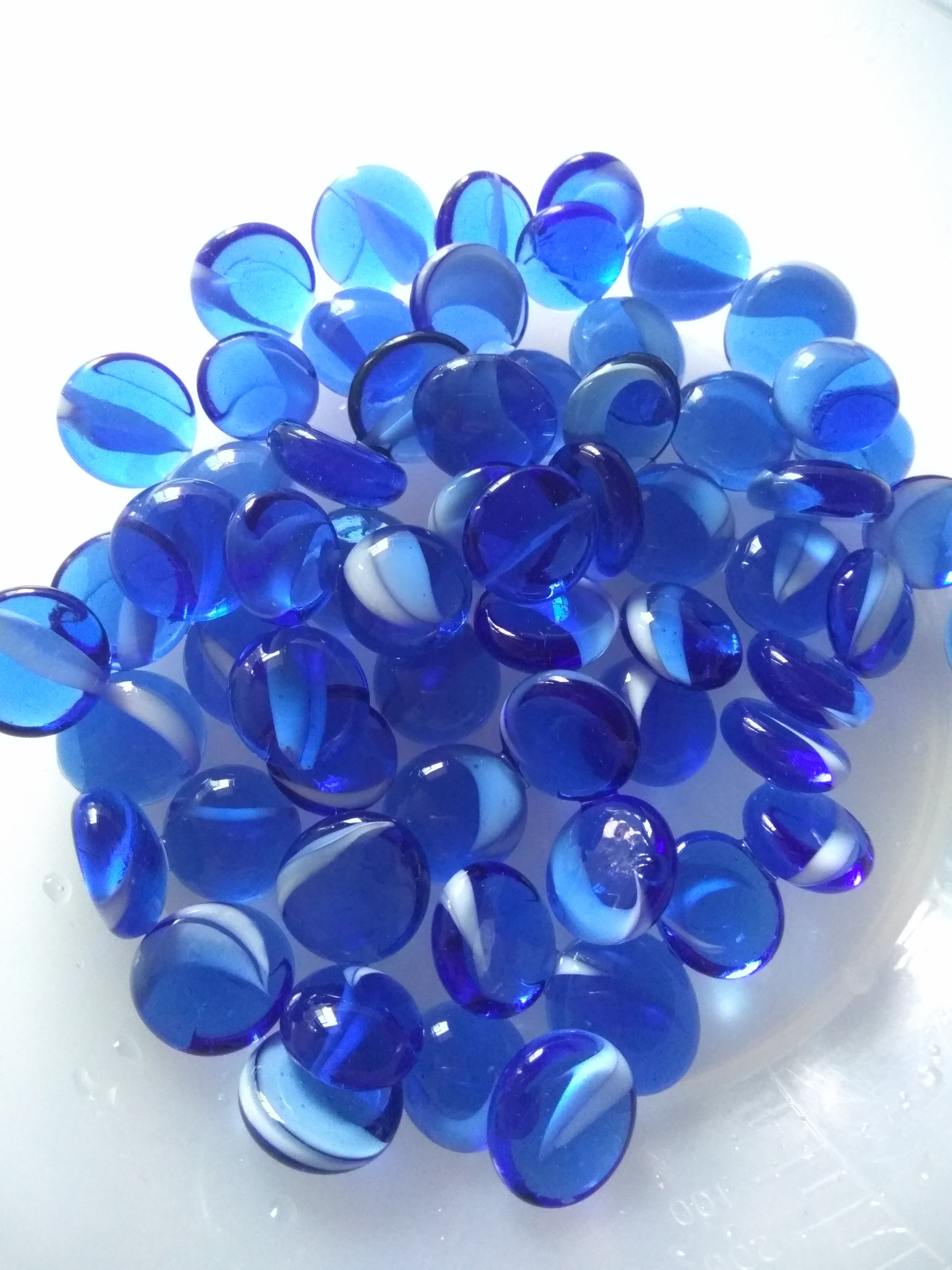 flat glass beads