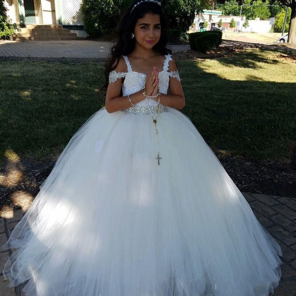 Estate bang Choice NUEVO 2017 Vestido De Bola Blanca Vestidos De Niña Para Bodas Correas De Espagueti Tulle Con Cuentas Primera Comunión Vestidos Para Niñas De 93,1 € | DHgate Estate bang Choice NUEVO 2017 Vestido De Bola Blanca Vestidos De Niña Para Bodas Correas De Espagueti Tulle Con Cuentas Primera Comunión Vestidos Para Niñas De 93,1 € | DHgate