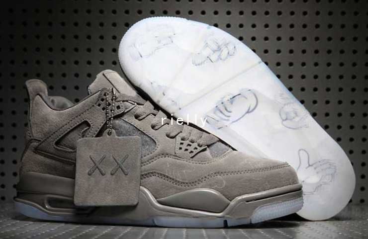 jordan retro 4 grey suede