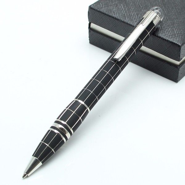 ballpoint black checkered