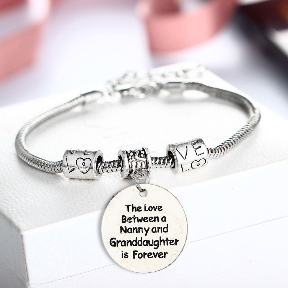 Silver granddaughter bracelet Clearance