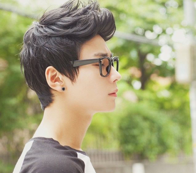 Fashion South Korea Style Mens Short Hair Wig Student Boy Black