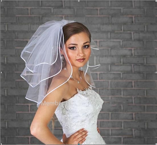 Velos de novia cortos 2018 Clearance