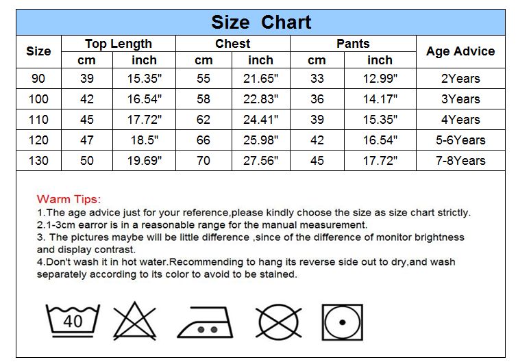 Newborn Baby Clothes Size Chart