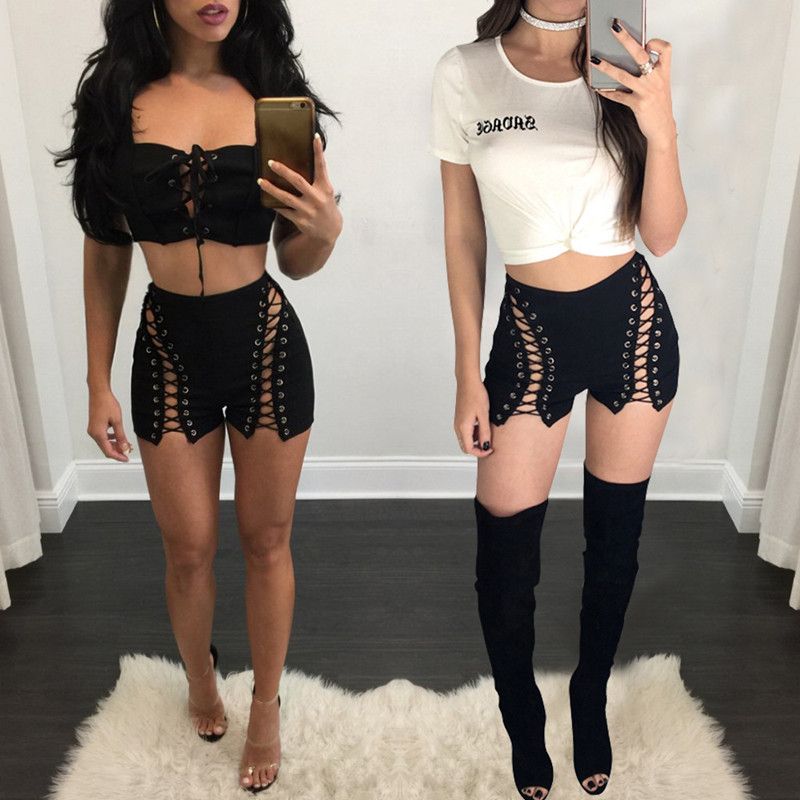 shorts cintura alta feminino
