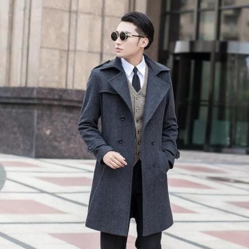 slim wool coat