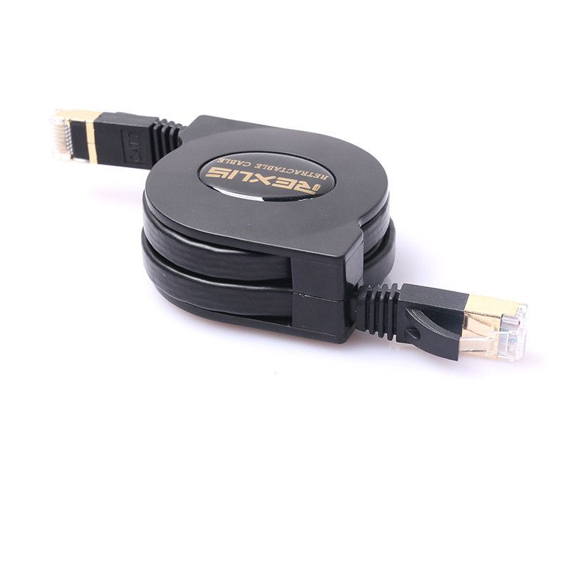 Retractable 1.5M CAT7 RJ45 Patch LAN Cable Network Cable From