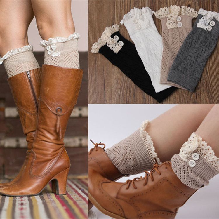 christmas boot cuffs