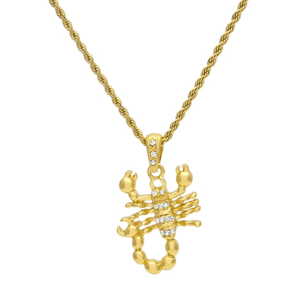 scorpion charm necklace