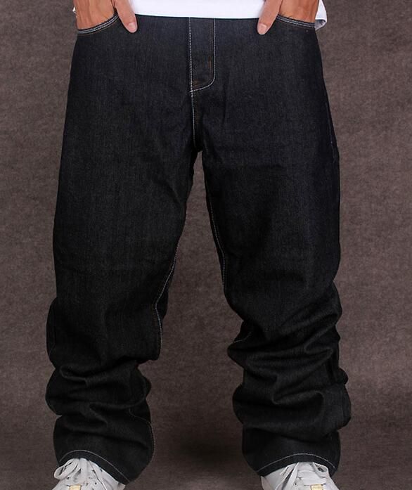 black baggy pants men