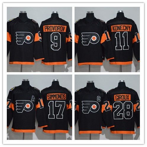 flyers black stadium series jersey