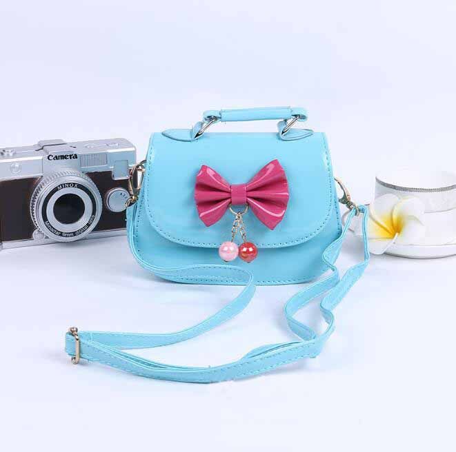 Girls Kids Handbags With Bowknot Children Girl Bags Child