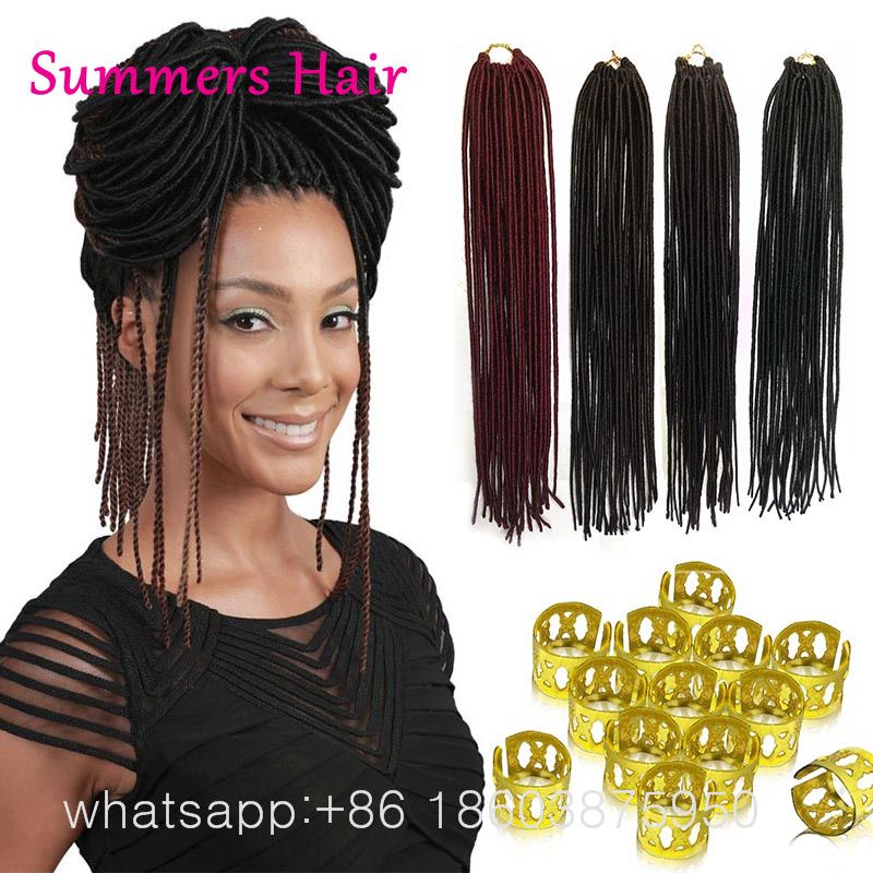 Wholesale Short Crochet Twist Hair Faux Locs Crochet Hair 14 Inch