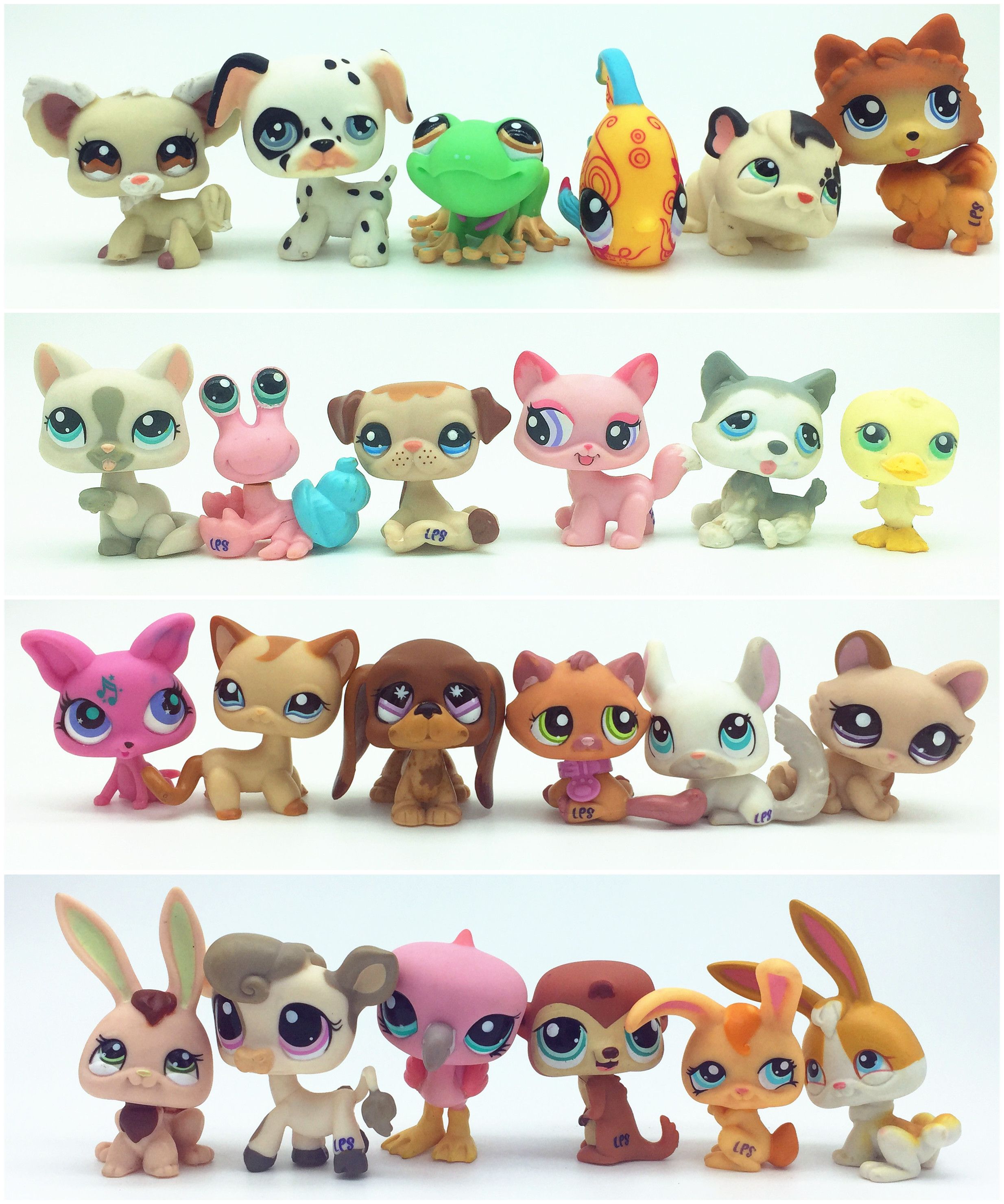 lps house Free shipping 2.4 Littlest Pet Shop LPS Animals Figures Toy  little pet figures house