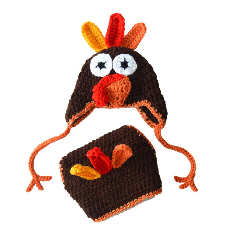 turkey crochet baby outfit