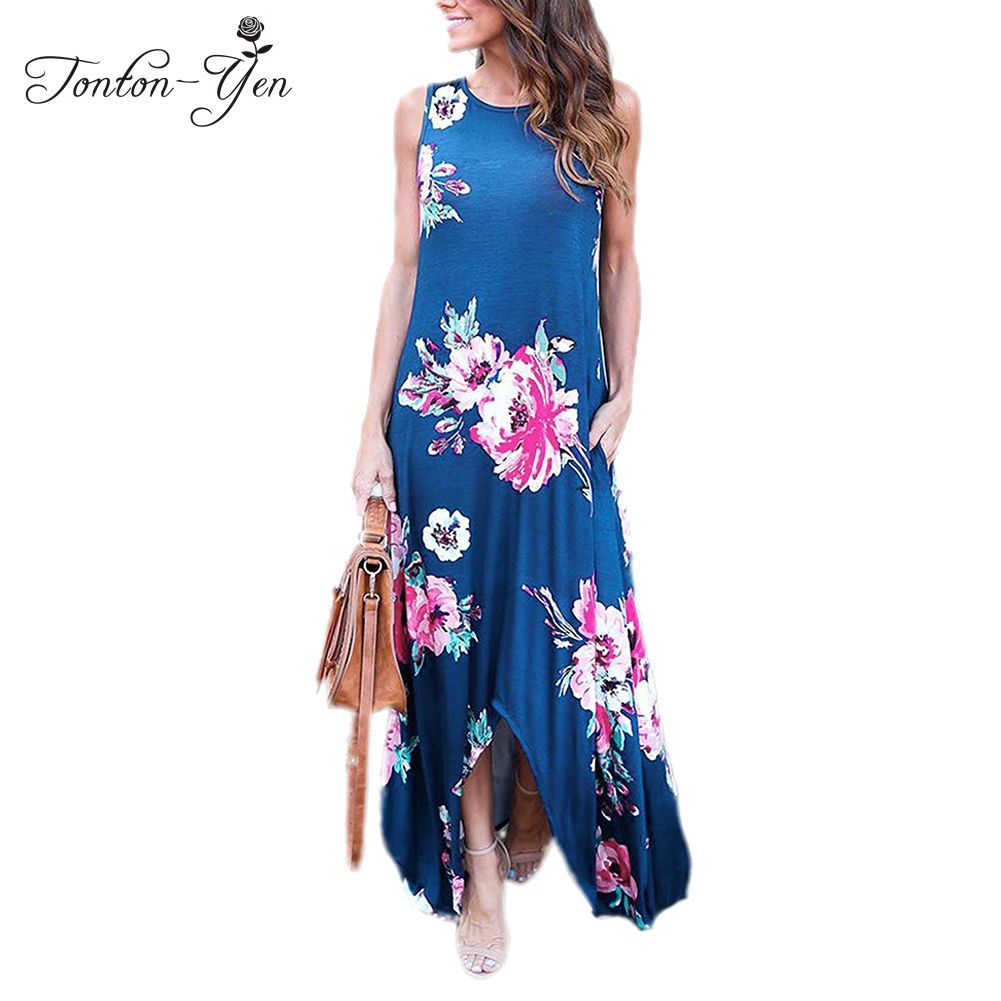 plus size long beach dresses