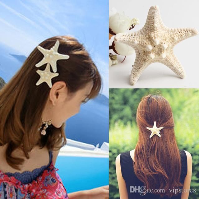 2019 Fashion Diy Starfish Hair Clip Barrettes Beach Hair