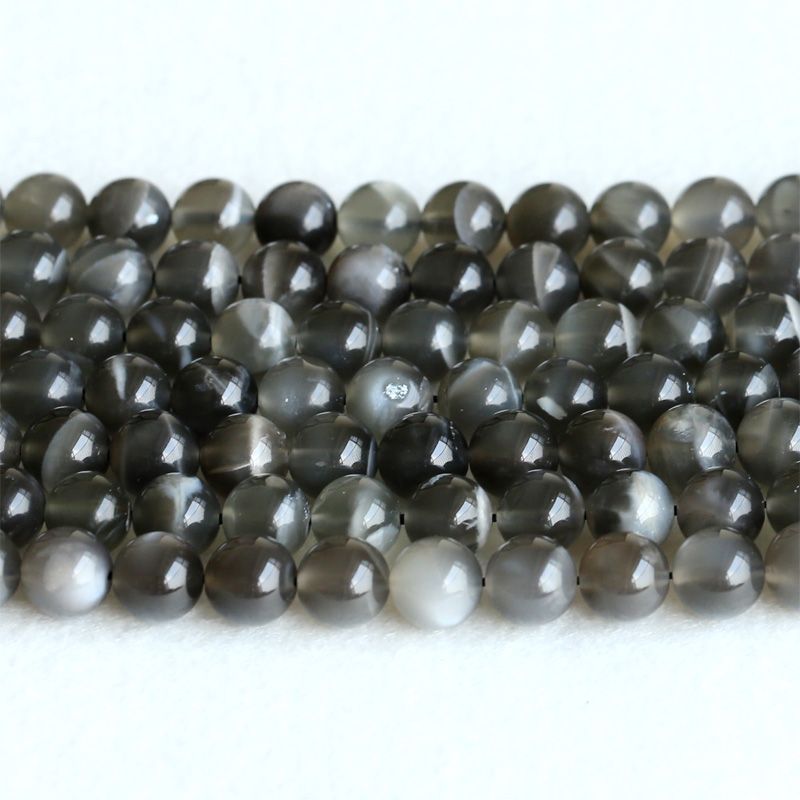 8mm Sri Lanka Moonstone Round Gemstone Loose Beads 15" Strand 