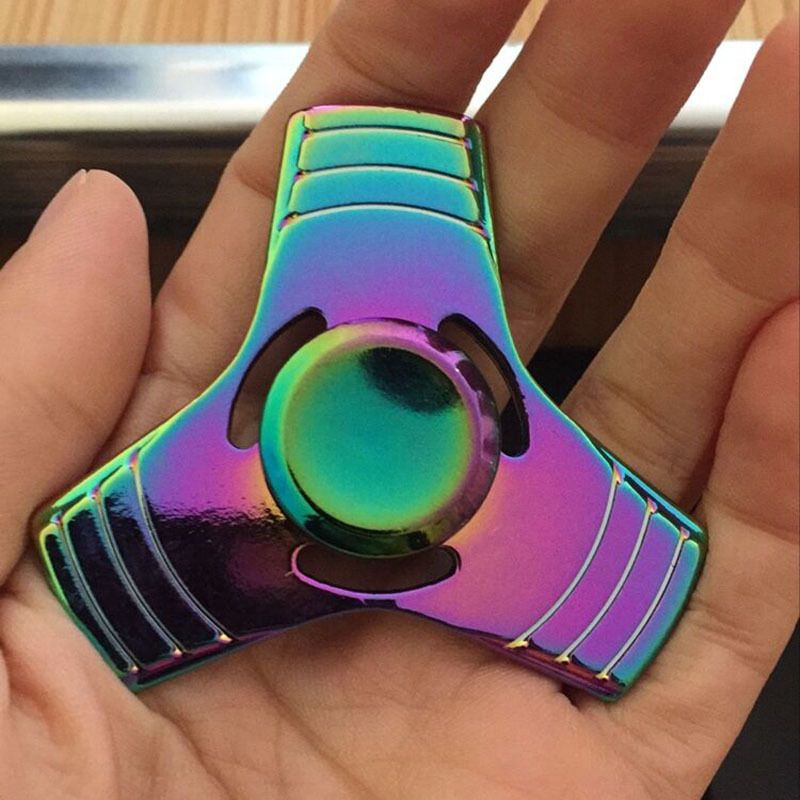 Cool Rainbow Metal Fid Spinner Crab Colorful Fid Hand Spinner