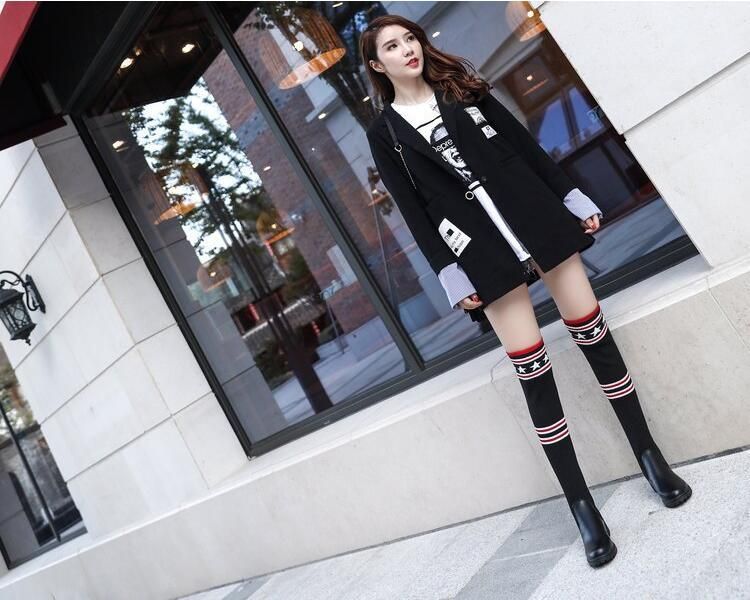 belted thigh high boots plus size